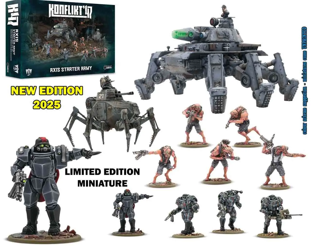 Konflikt '47 New Edition 2025 Axis Starter Army - Figurine